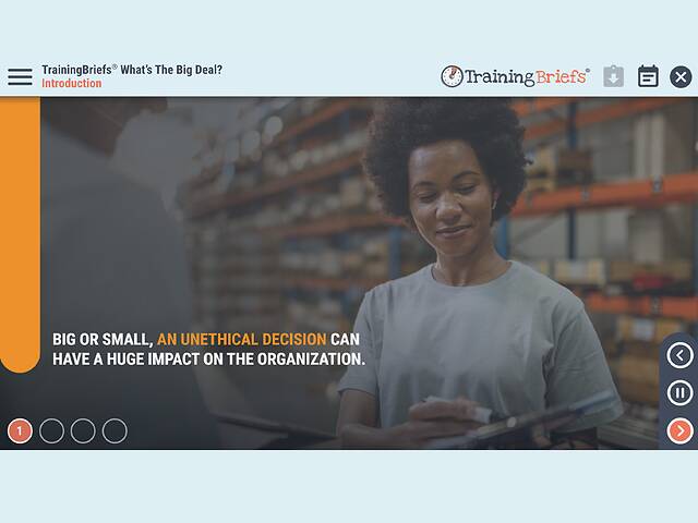 TrainingBriefs® What’s The Big Deal?